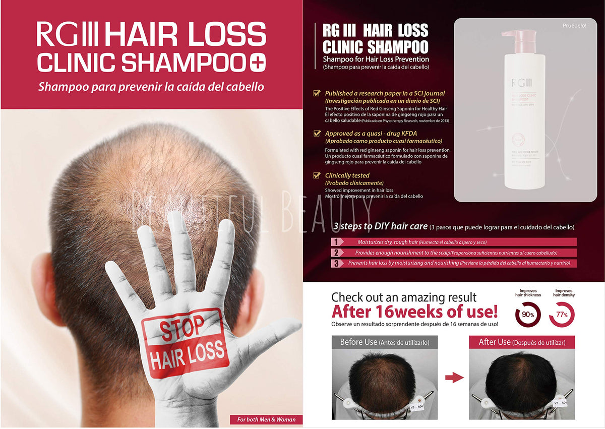 COSMOCOS RGIII shampoo lather forms rich foam during wash.