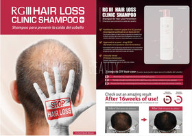 COSMOCOS RGIII shampoo lather forms rich foam during wash.