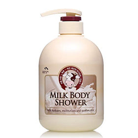Cosmocos Somang Milk Body Wash bottle shows creamy hydration.