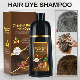 Cosmpro Hair Dye Shampoo with gloves enables easy at-home color