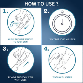 Cosmpro spray foam on legs for lasting smoothness and simple cleanup