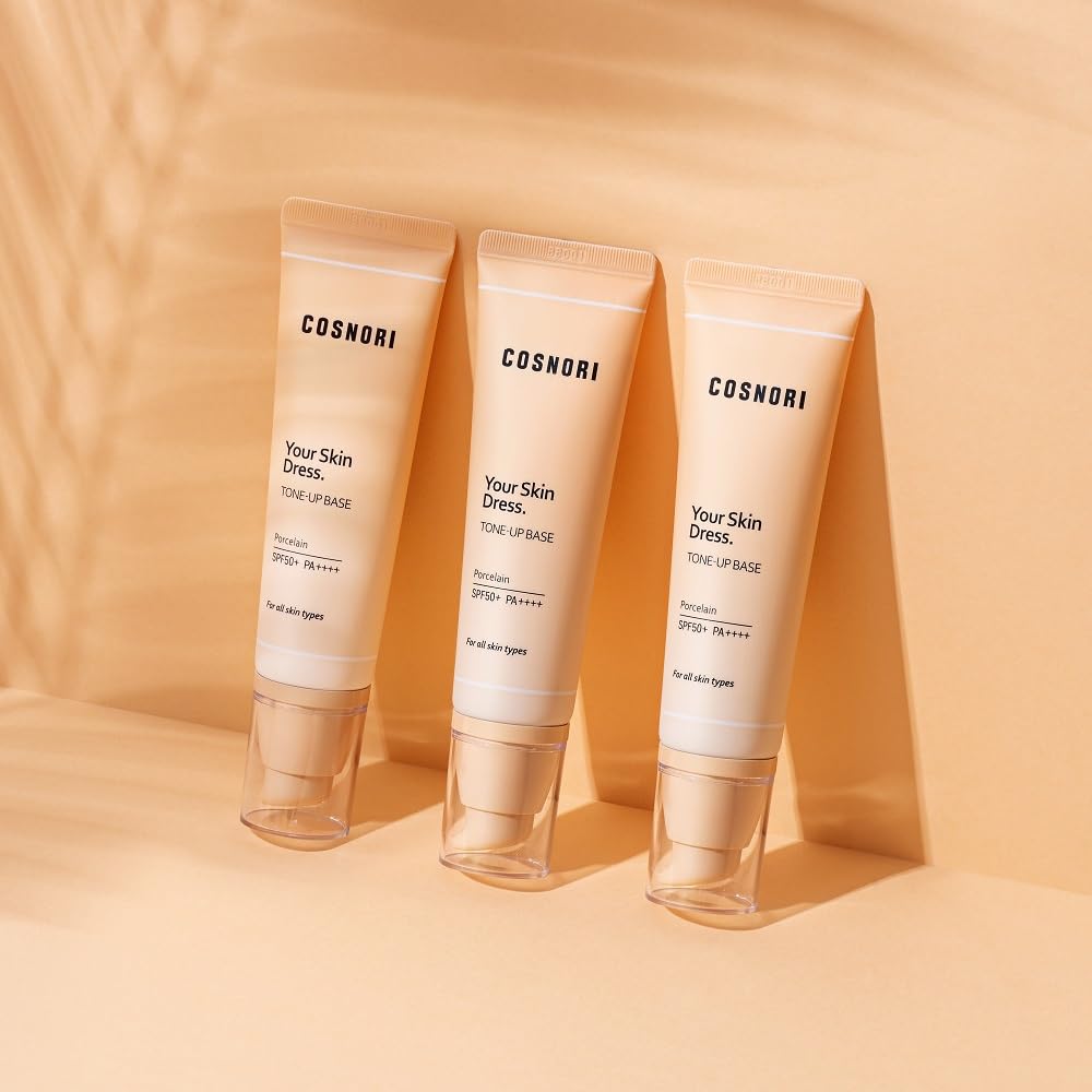 COSNORI daily look with porcelain shade for even skin tone