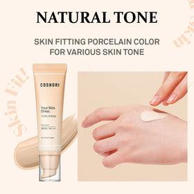COSNORI matte finish with sebum-control powder layer close-up