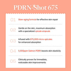 COSNORI PDRN-Shot 675 hydration glow on skin after use.