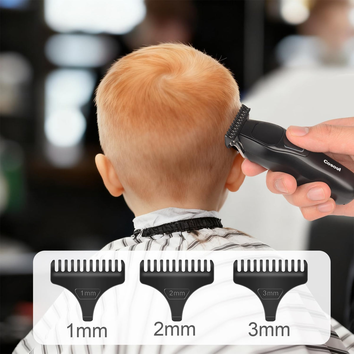 COSOUL trimmer used while charging for uninterrupted grooming