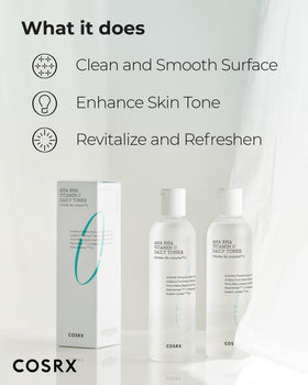 COSRX ABC Daily Toner bottle front view showing compact, daily-use packaging.