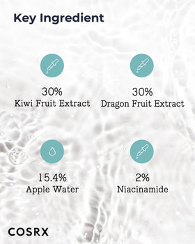 COSRX ABC Daily Toner kiwi extract image suggesting fruit-powered exfoliation.