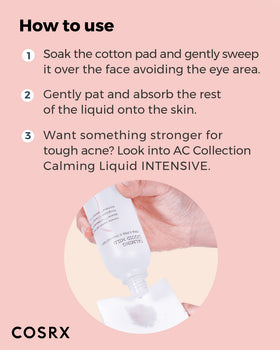 Blemish-prone area treated with COSRX calming liquid.