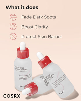 COSRX AC Collection packaging close-up showing sleek bottle design