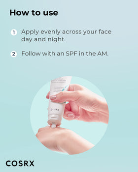 COSRX AHA BHA Vitamin C Daily Cream jar signifies convenient daily moisturization.