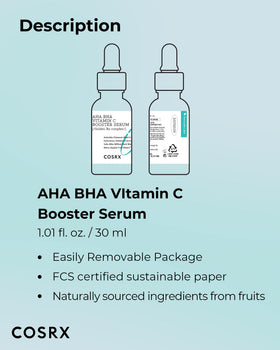 Cosrx logo on clean packaging highlighting cruelty-free and paraben-free values