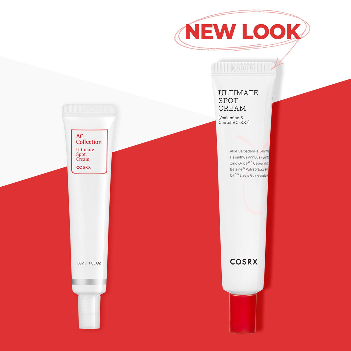 COSRX Centella AC-Rx Complex ingredients close-up highlighting soothing components.