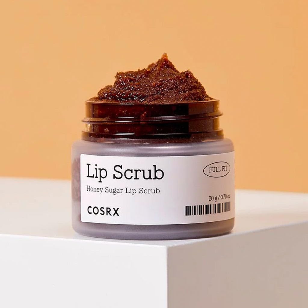 COSRX Lip Care Balm texture during application demonstrating creamy exfoliation