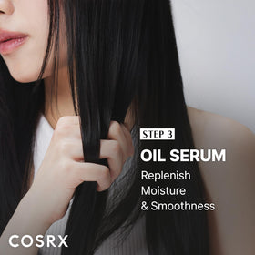 COSRX Peptide-132 Kit display flatlay highlighting bond repair routine