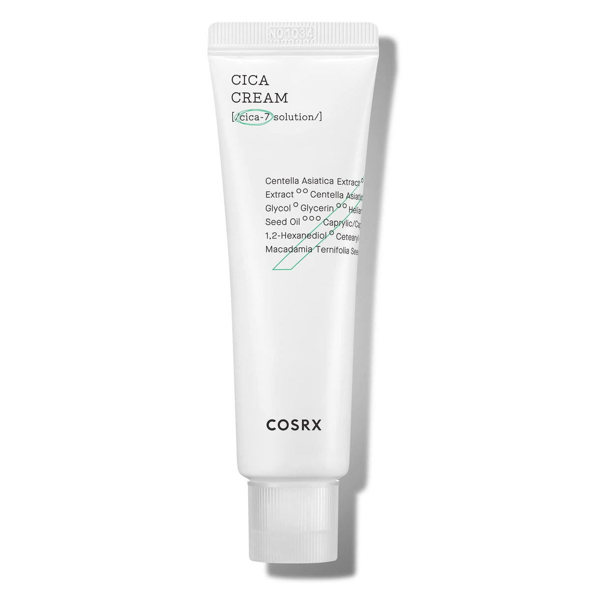 COSRX Pure Fit Cica Cream jar close-up showing creamy texture and barrier support.