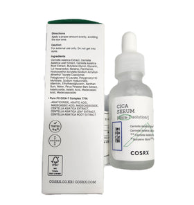 COSRX Pure Fit Cica Serum texture closeup shows soothing consistency