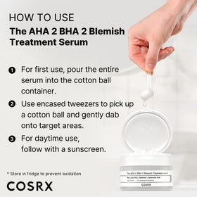 CosRX bottle showcased with clean, minimal Korean skincare branding.
