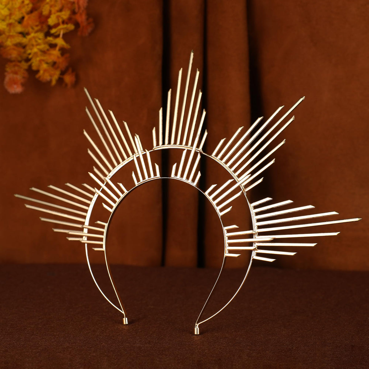 COSUCOS Golden Halo Crown back view highlighting balanced silhouette