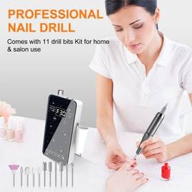 Cosyglow includes 11 professional drill bits for versatile manicures
