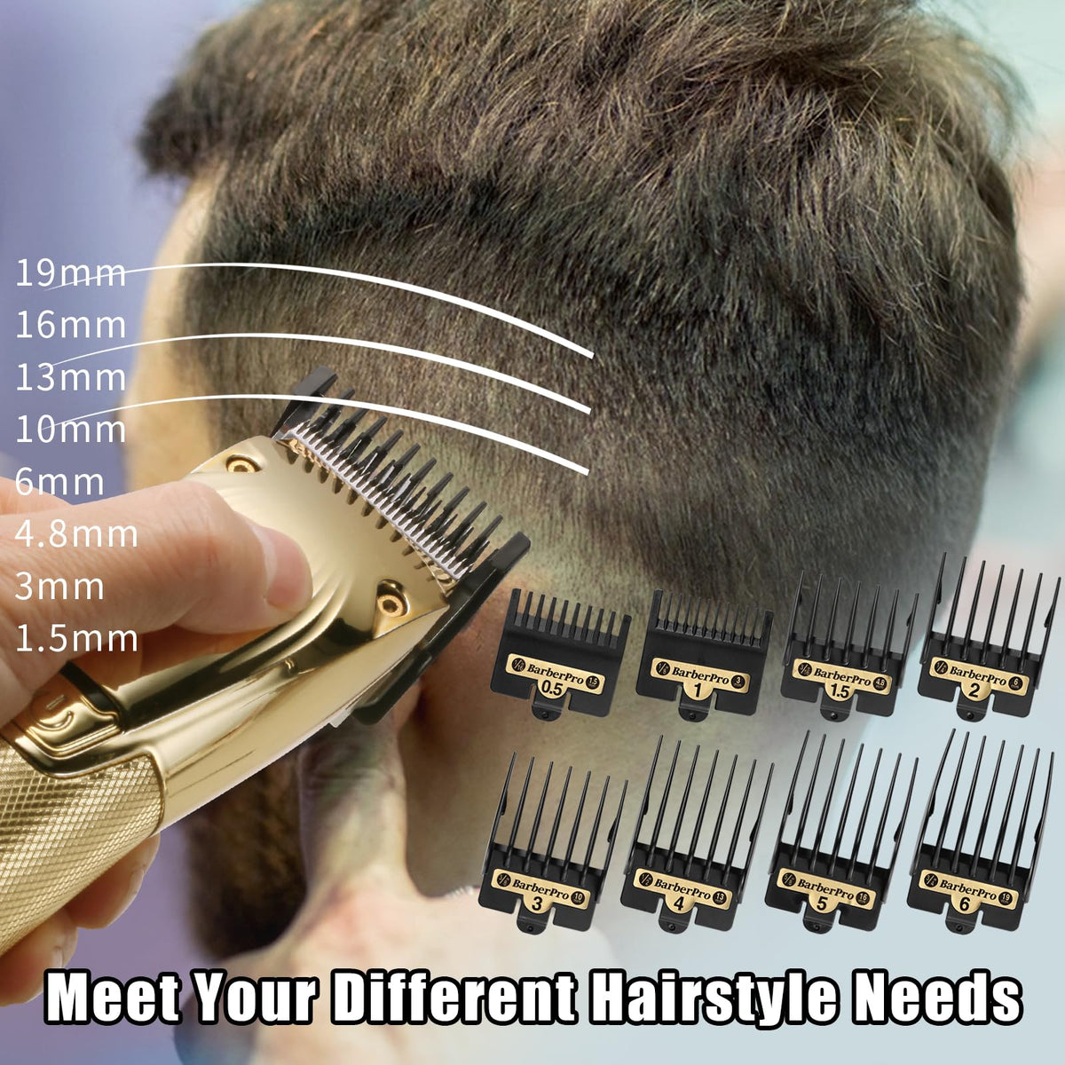 COSYONALL guard 1-4in for balanced cuts and fades.