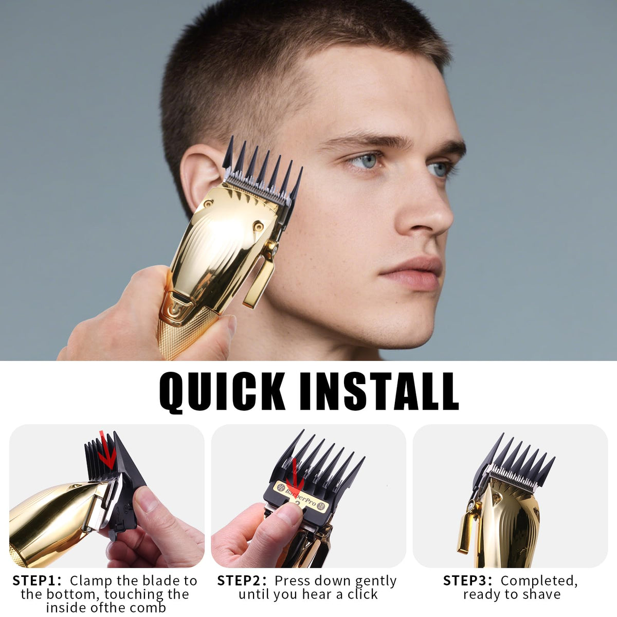 COSYONALL guard 3-4in for longer guard lengths.