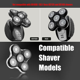 Cosyonall hypoallergenic double-ring blades minimize irritation during shaving.