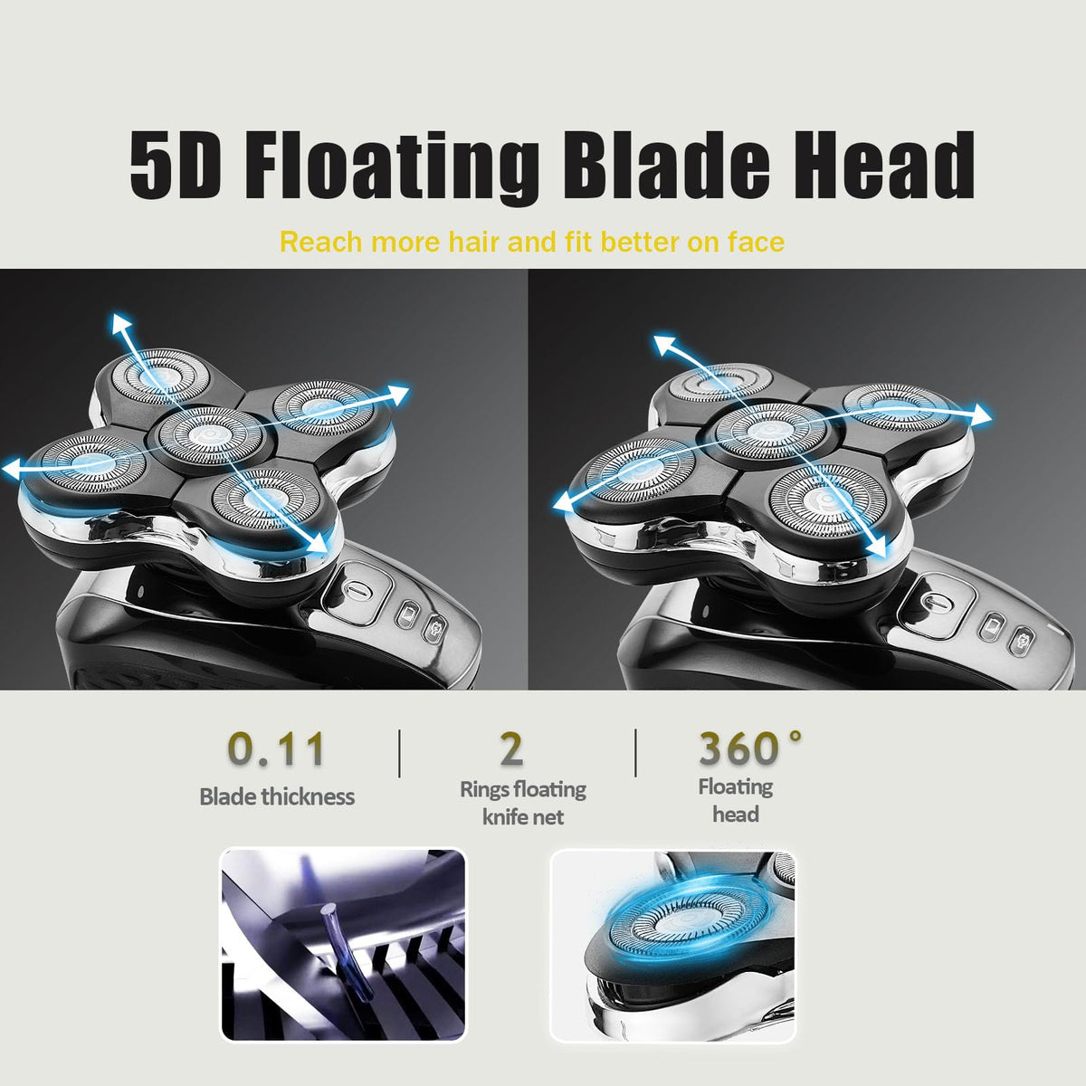 Cosyonall Remington Balder Pro head compatibility enables quick replacements.