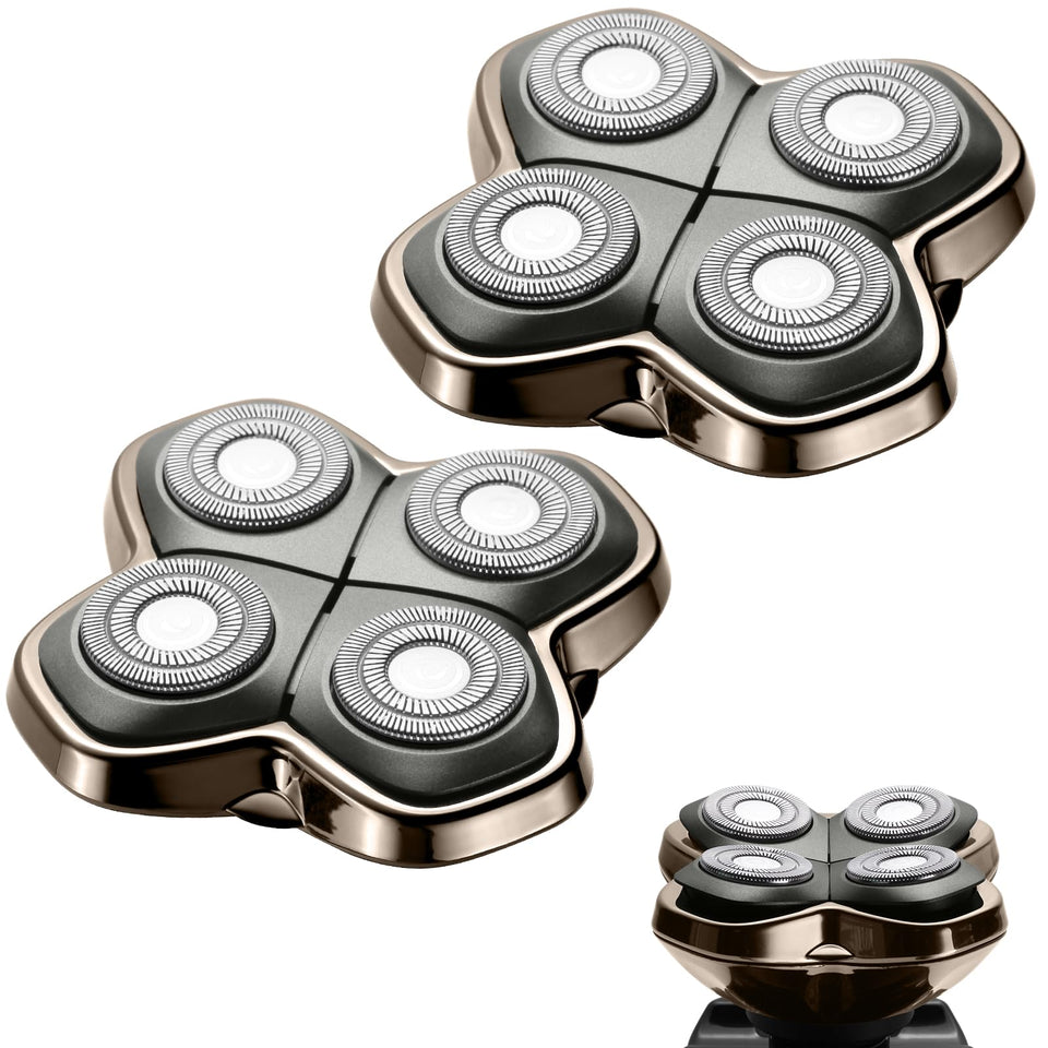 COSYONALL Shaver PRO 4 Head blades pack for bald head shavers