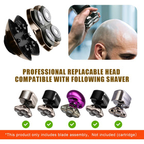 COSYONALL Shaver PRO 4 Head blades wet and dry use for convenience.