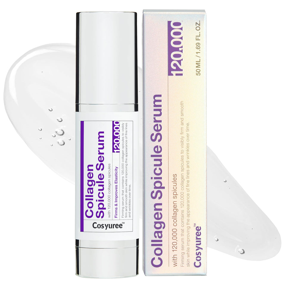 Cosyuree Collagen Spicule Serum bottle for daily hydration.