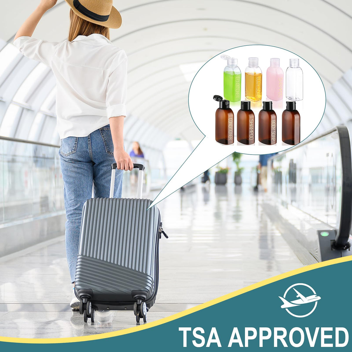 Cosywell travel bottles in use on a trip, ideal for outdoor adventures.