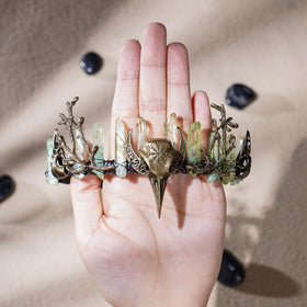 CoTeeZa Forest Crown suitable for weddings and cosplay, adding ethereal charm.