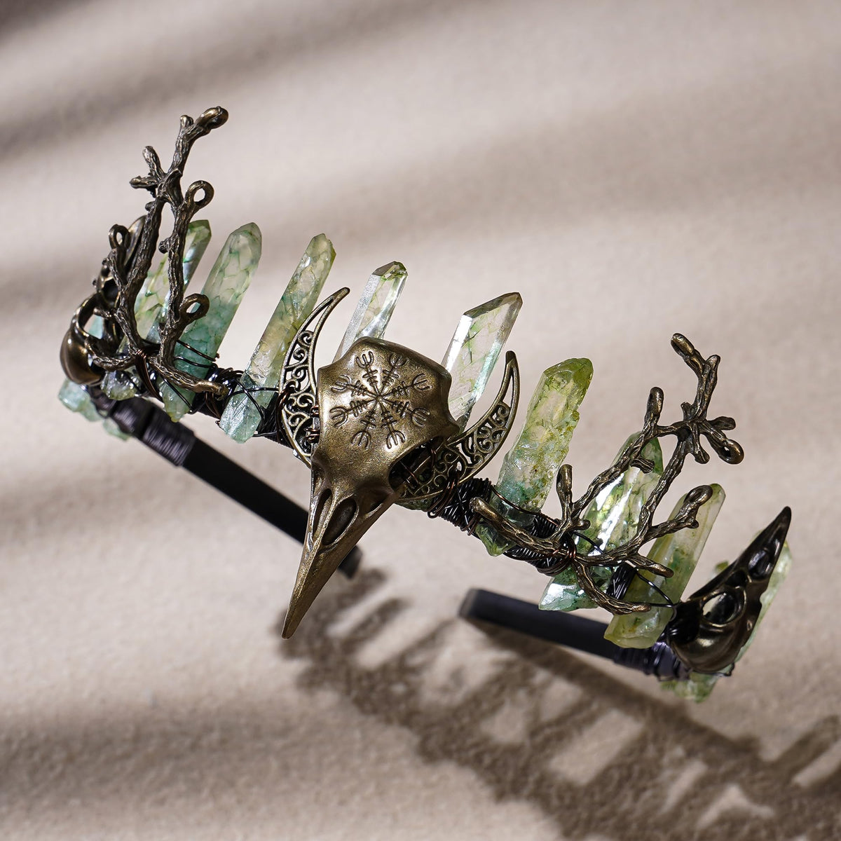 CoTeeZa Handcrafted crown provides natural wire binding for secure, comfortable wear.