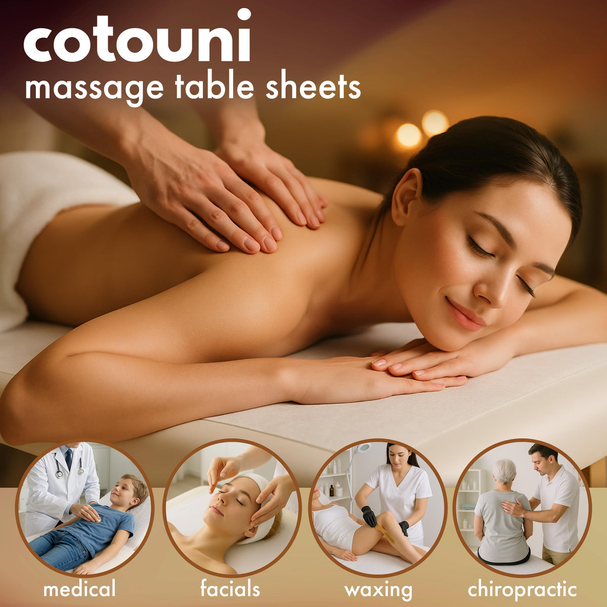 Cotouni non-woven fabric close-up highlighting soft touch and breathability.