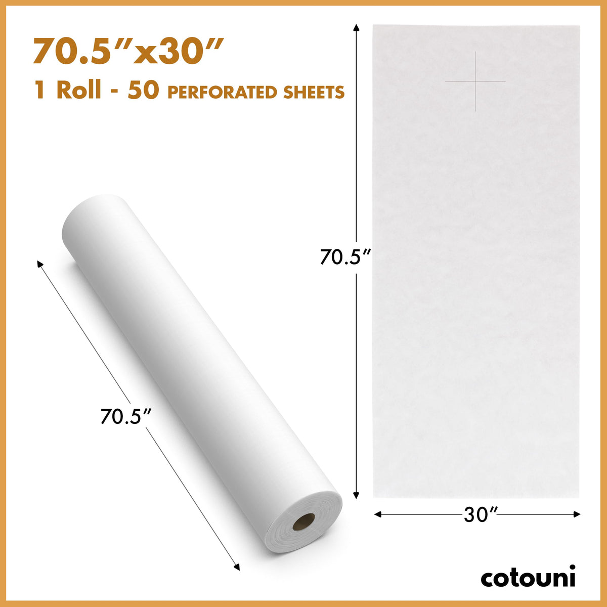 Cotouni perforated sheets with face hole offer quick setup and clean coverage.