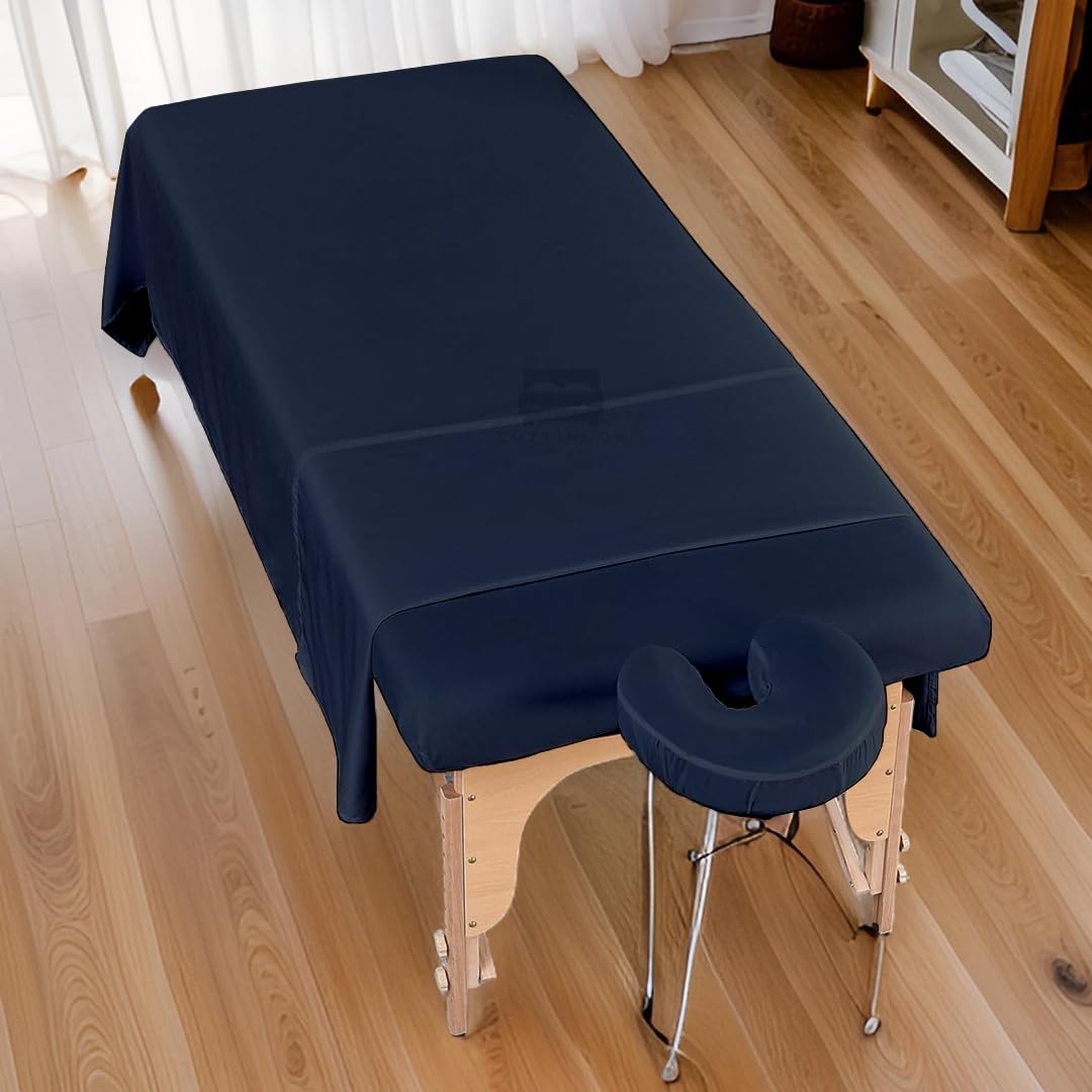 Cottingon flat sheet 61x100 provides full coverage and clean presentation.