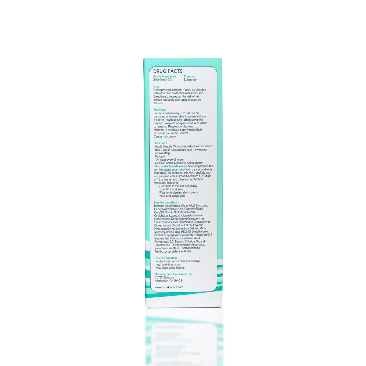 CoTZ clean beauty lineup with oxybenzone and octinoxate-free formula