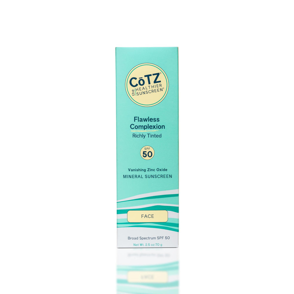 CoTZ reef-friendly symbol on packaging for marine-safe sun care