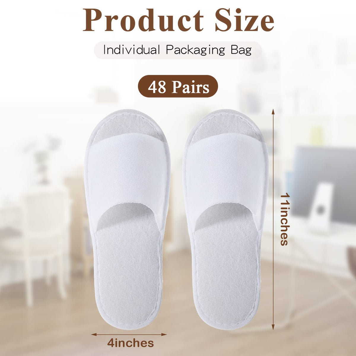 Coume slippers with non-slip EVA sole for safety on wet floors.