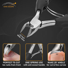 COVE ESCAPE double-ended cuticle pusher for prep and cleanup