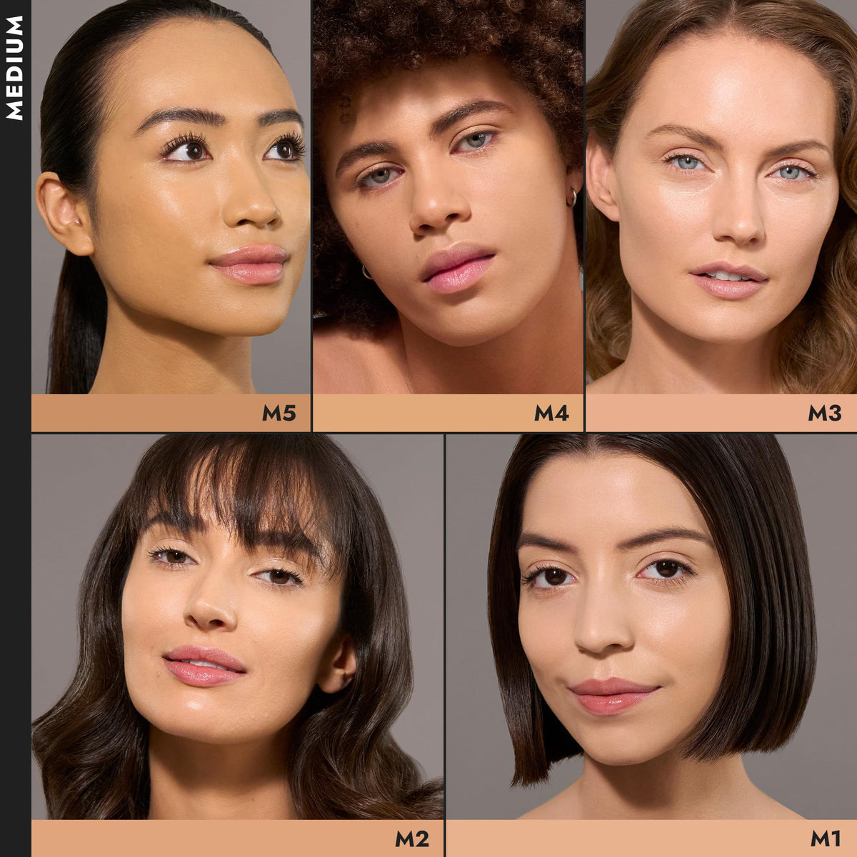Cover FX Total Cover Cream Foundation M3 texture shows soft skin like finish