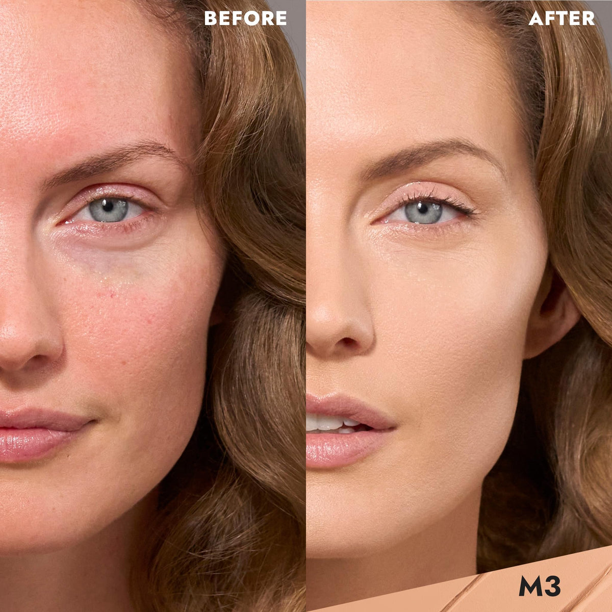 Cover FX Total Cover Cream Foundation M3 packaging close-up for travel friendly design