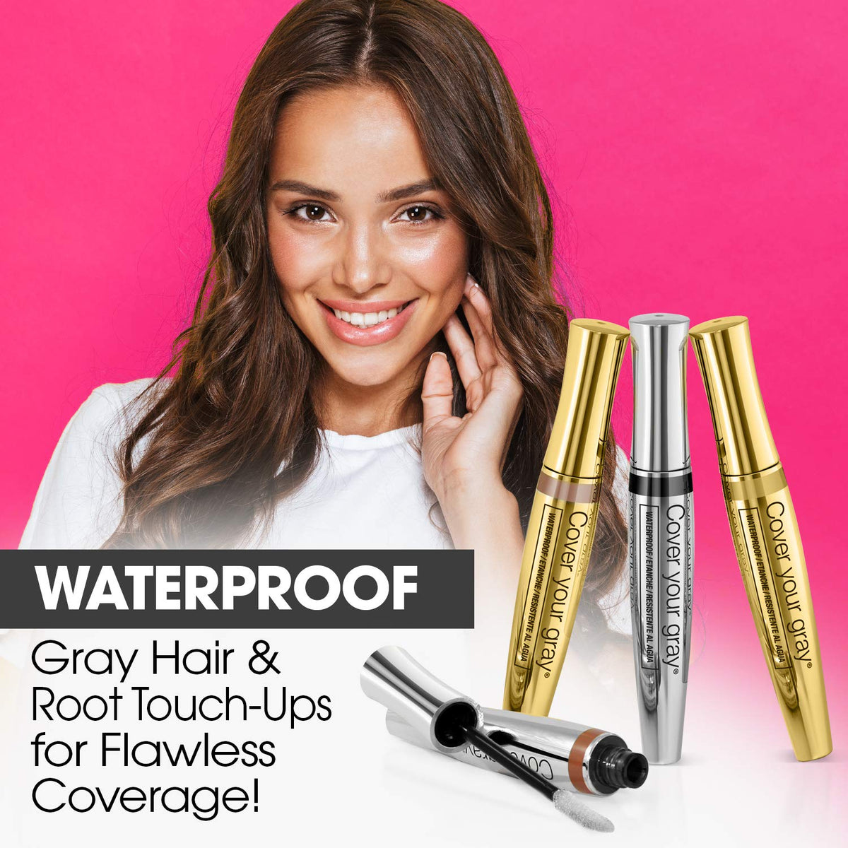 Cover Your Gray Jet Black touch-up requires no water.