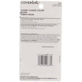 CoverGirl Classic Color Blush Soft Mink compact open for easy application.