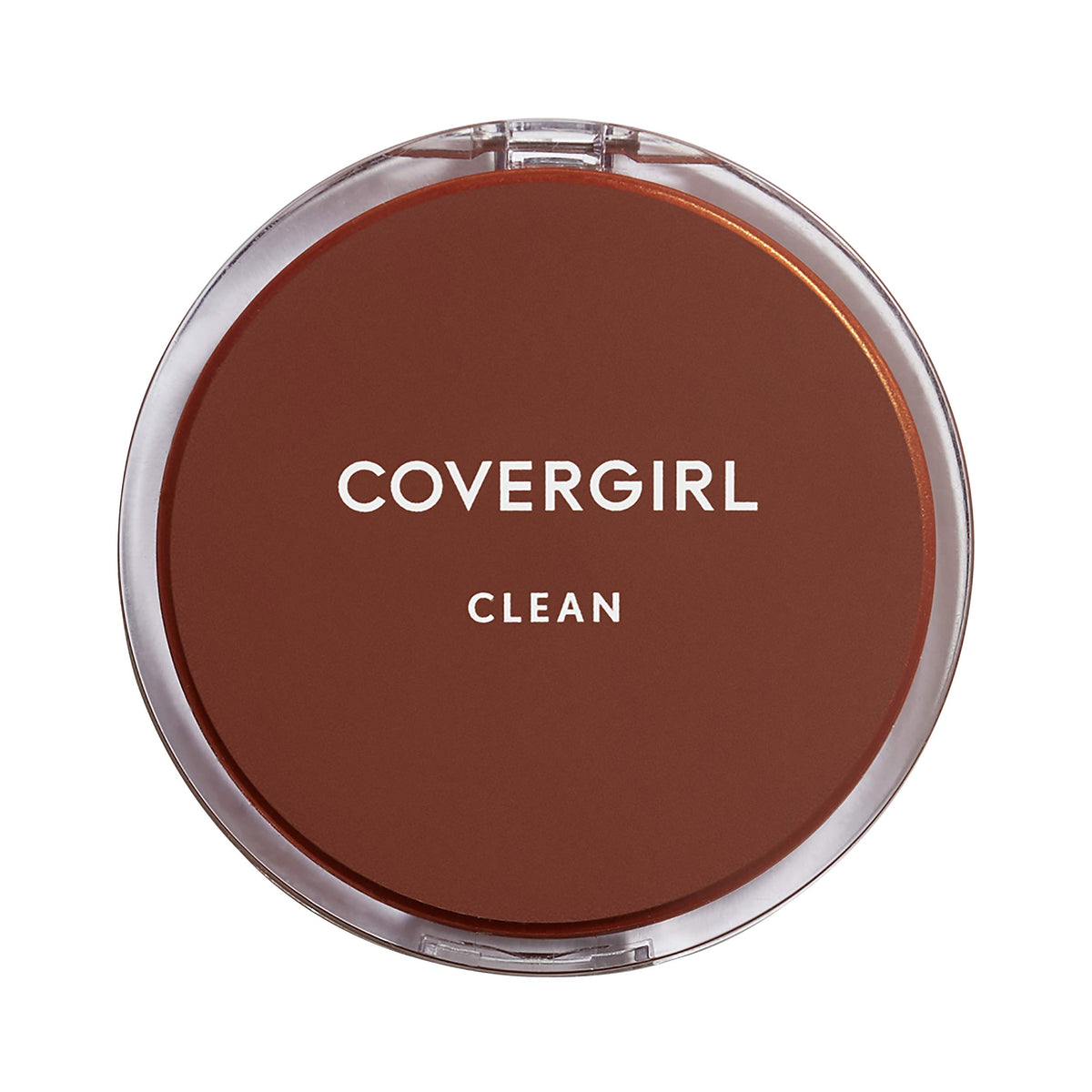 Covergirl Clean Pressed Powder Foundation 125 Buff Beige compact for natural finish.