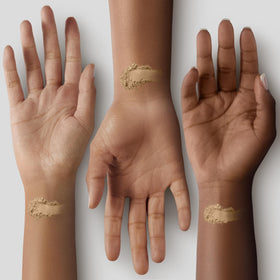 Covergirl Clean Pressed Powder Foundation application on face minimizes visible pores.