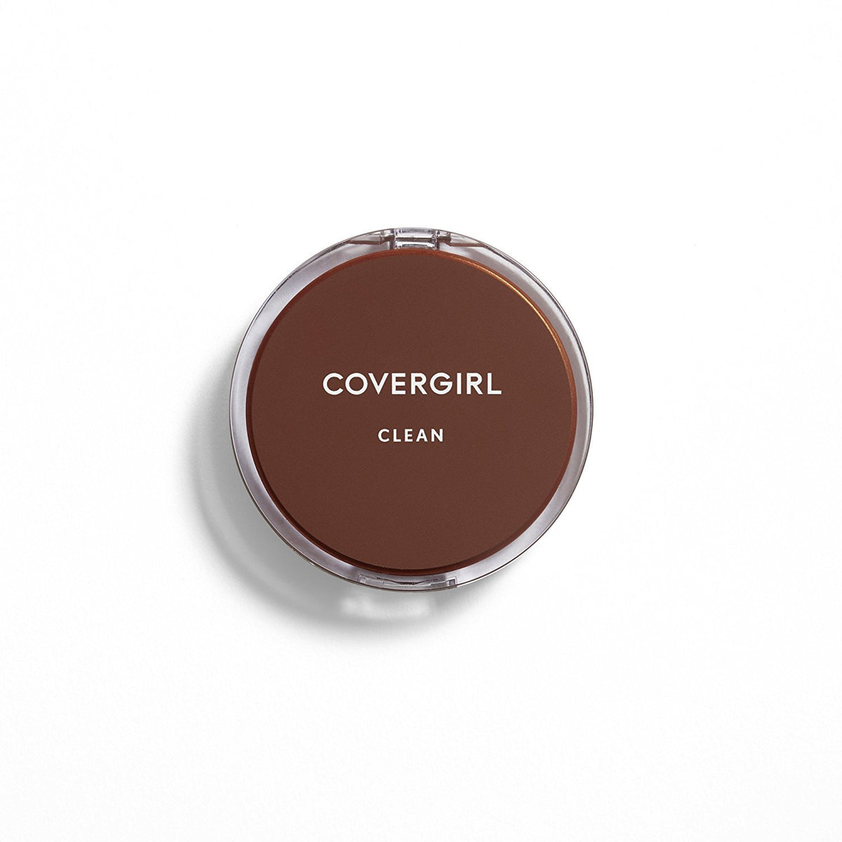 Close-up swatch of CoverGirl Clean Pressed Powder for a natural finish