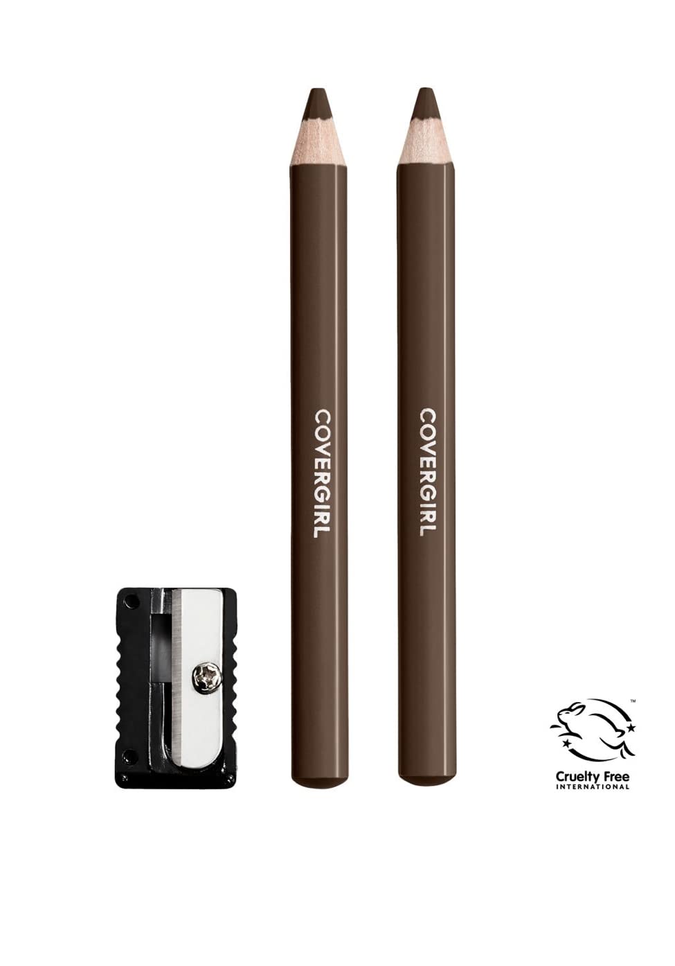 Swatch of rich brown color on skin for natural brows with Easy Breezy Brow.