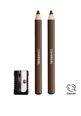 Swatch of rich brown color on skin for natural brows with Easy Breezy Brow.