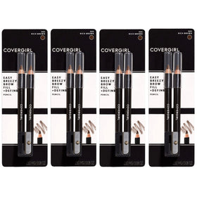 CoverGirl Easy Breezy Brow pencil in rich brown for defined brows.